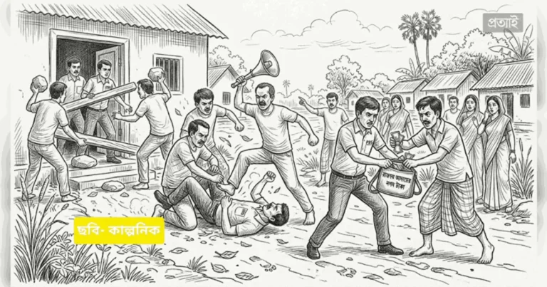 পূর্বধলায় বকেয়া বিল ও অবৈধ বিদ্যুৎ সংযোগ কাটতে গিয়ে কর্মকর্তা-কর্মচারীদের ওপর হামলা; নগদ টাকা ছিনতাই, ২ নারী গ্রেফতার