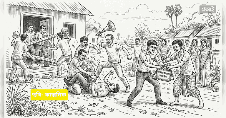 পূর্বধলায় বকেয়া বিল ও অবৈধ বিদ্যুৎ সংযোগ কাটতে গিয়ে কর্মকর্তা-কর্মচারীদের ওপর হামলা; নগদ টাকা ছিনতাই, ২ নারী গ্রেফতার