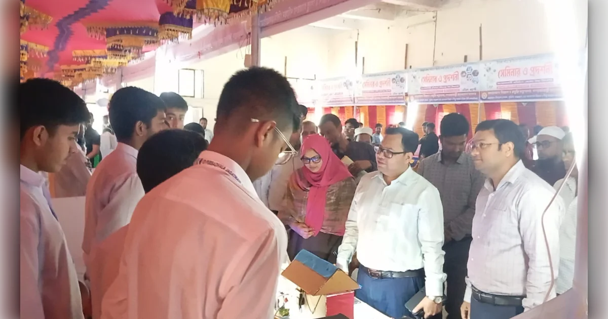 পূর্বধলায় বিসিএসআইআর ও উপজেলা প্রশাসনের যৌথ উদ্যোগে লাগসই প্রযুক্তি মেলা শুরু